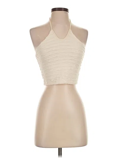 Pre-owned Shein Tank Top Ivory Halter Neckline Tops