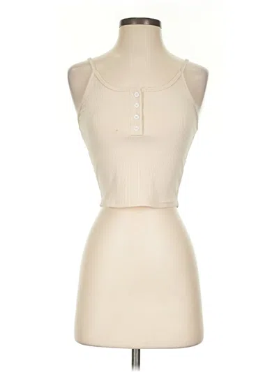Pre-owned Shein Tank Top Ivory Halter Neckline Tops
