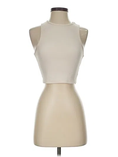 Pre-owned Shein Tank Top Ivory Halter Neckline Tops