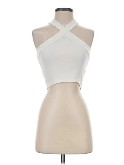 Pre-owned Shein Tank Top Ivory Halter Neckline Tops