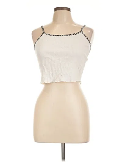 Pre-owned Shein Tank Top Ivory Halter Neckline Tops