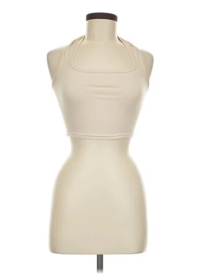 Pre-owned Shein Tank Top Ivory Halter Neckline Tops