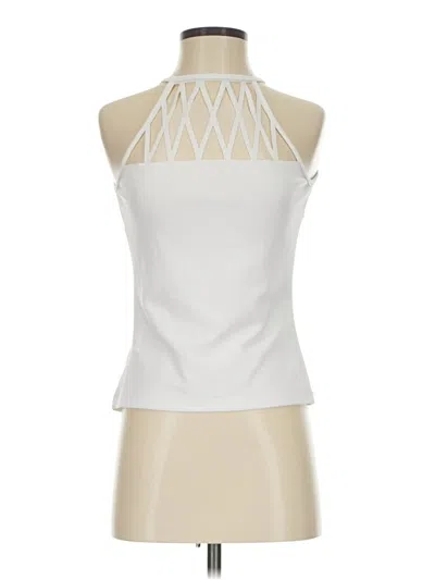 Pre-owned Shein Tank Top Ivory Halter Neckline Tops In White