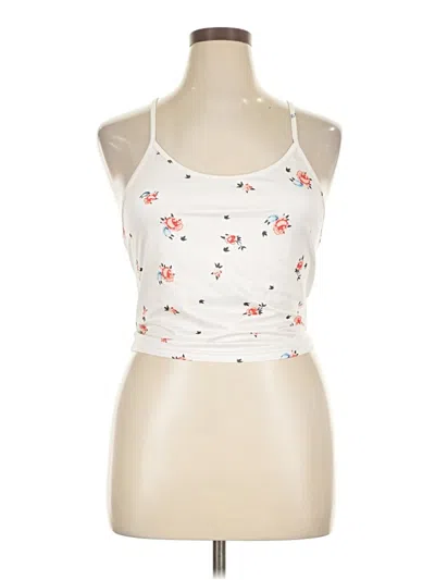 Pre-owned Shein Tank Top Ivory Halter Neckline Tops In White