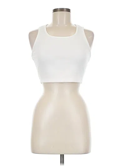 Pre-owned Shein Tank Top Ivory Halter Neckline Tops In White