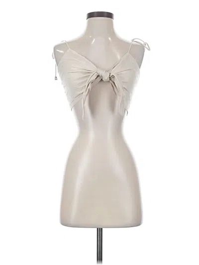 Pre-owned Shein Tank Top Ivory Strapless Neckline Tops
