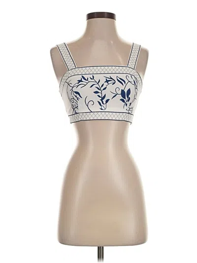 Pre-owned Shein Tank Top Ivory Strapless Neckline Tops