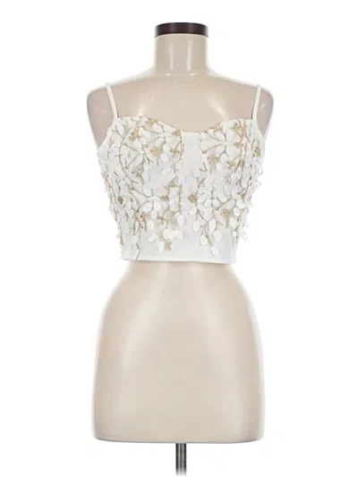 Pre-owned Shein Tank Top Ivory Strapless Neckline Tops