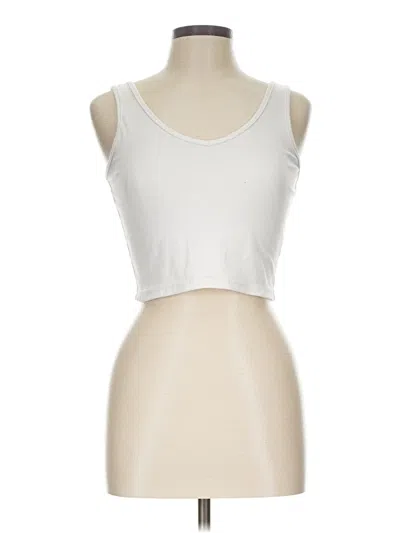 Pre-owned Shein Tank Top Ivory Strapless Neckline Tops