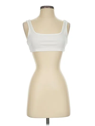 Pre-owned Shein Tank Top Ivory Strapless Neckline Tops