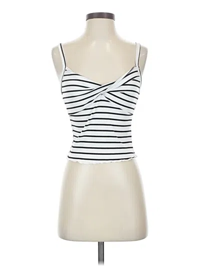 Pre-owned Shein Tank Top Ivory Strapless Neckline Tops In White