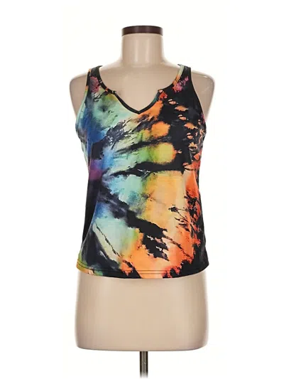 Pre-owned Shein Tank Top Orange Halter Neckline Tops