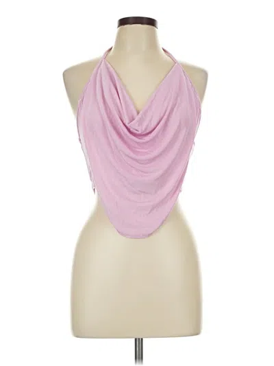 Pre-owned Shein Tank Top Pink Cowl Neck Tops