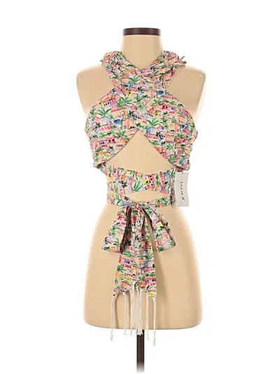 Pre-owned Shein Tank Top Pink Halter Neckline Tops