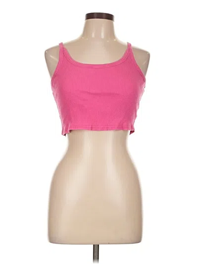 Pre-owned Shein Tank Top Pink Halter Neckline Tops