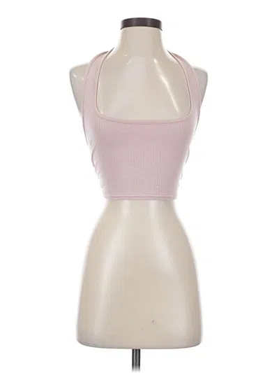 Pre-owned Shein Tank Top Pink Halter Neckline Tops