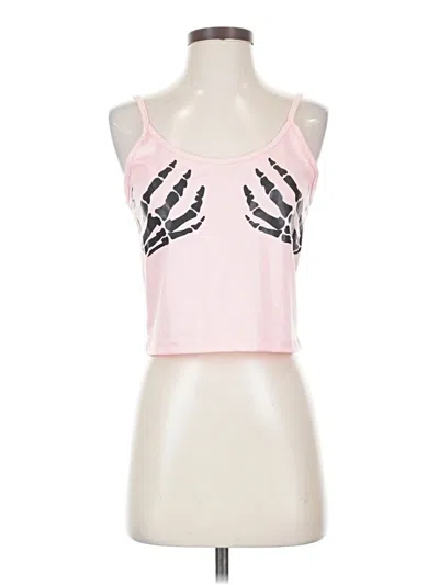 Pre-owned Shein Tank Top Pink Halter Neckline Tops