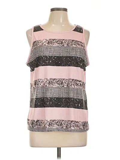 Pre-owned Shein Tank Top Pink Halter Neckline Tops