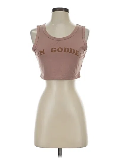 Pre-owned Shein Tank Top Pink Halter Neckline Tops