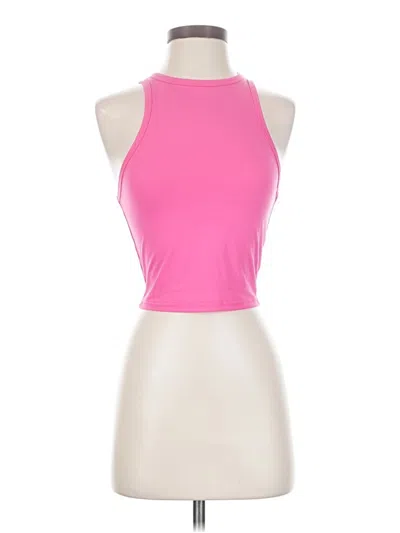 Pre-owned Shein Tank Top Pink Halter Neckline Tops