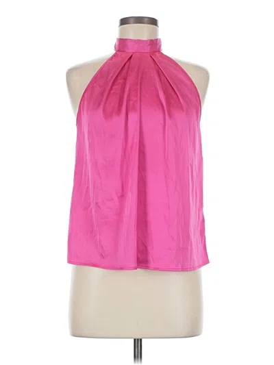 Pre-owned Shein Tank Top Pink Halter Neckline Tops