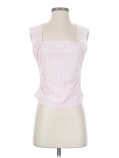 Pre-owned Shein Tank Top Pink Halter Neckline Tops