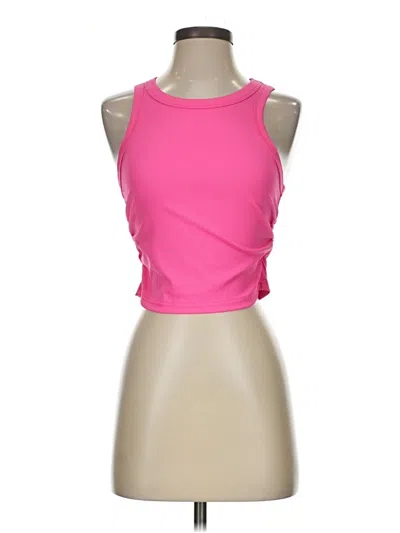 Pre-owned Shein Tank Top Pink Halter Neckline Tops
