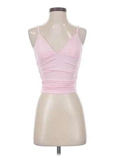 Pre-owned Shein Tank Top Pink Halter Neckline Tops