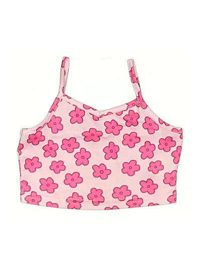 Pre-owned Shein Kids' Tank Top Pink Halter Neckline Tops