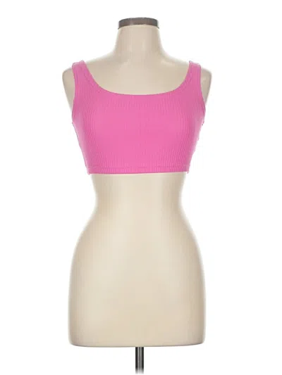Pre-owned Shein Tank Top Pink Strapless Neckline Tops