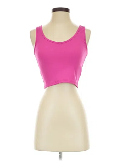 Pre-owned Shein Tank Top Pink Strapless Neckline Tops