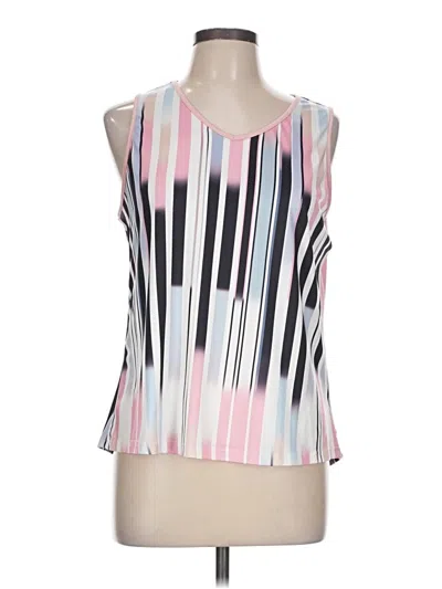 Pre-owned Shein Tank Top Pink Strapless Neckline Tops