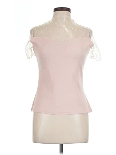 Pre-owned Shein Tank Top Pink Strapless Neckline Tops