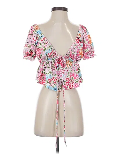 Pre-owned Shein Tank Top Pink Sweetheart Neckline Tops