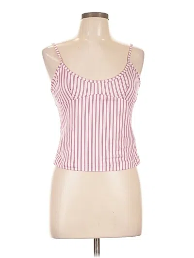 Pre-owned Shein Tank Top Pink Sweetheart Neckline Tops