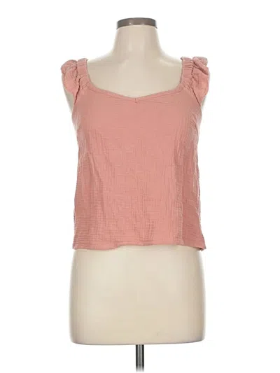 Pre-owned Shein Tank Top Pink Sweetheart Neckline Tops