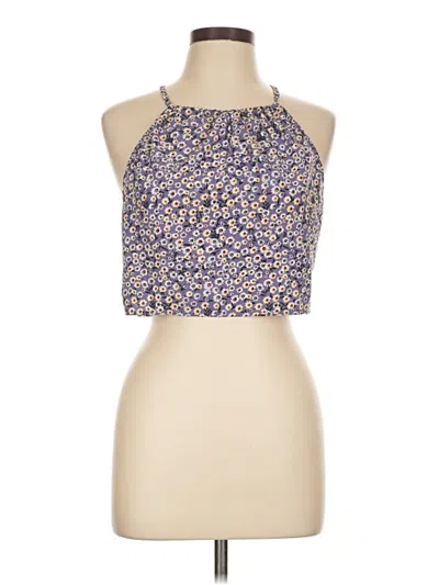 Pre-owned Shein Tank Top Purple Halter Neckline Tops