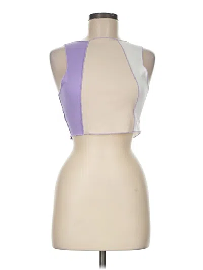 Pre-owned Shein Tank Top Purple Halter Neckline Tops