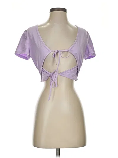 Pre-owned Shein Tank Top Purple Keyhole Neckline Tops