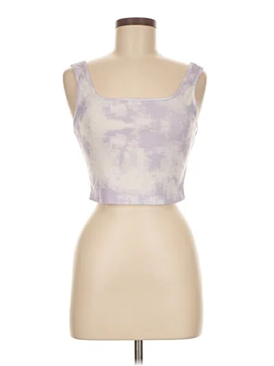 Pre-owned Shein Tank Top Purple Strapless Neckline Tops