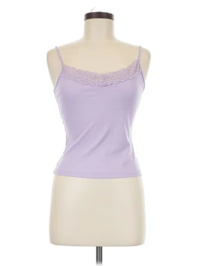 Pre-owned Shein Tank Top Purple Strapless Neckline Tops
