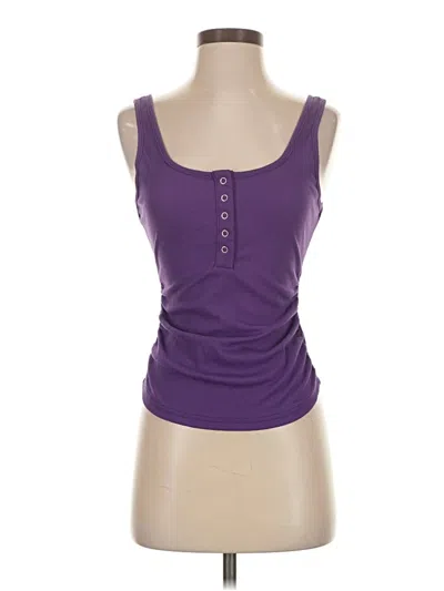 Pre-owned Shein Tank Top Purple Strapless Neckline Tops
