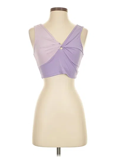 Pre-owned Shein Tank Top Purple Strapless Neckline Tops