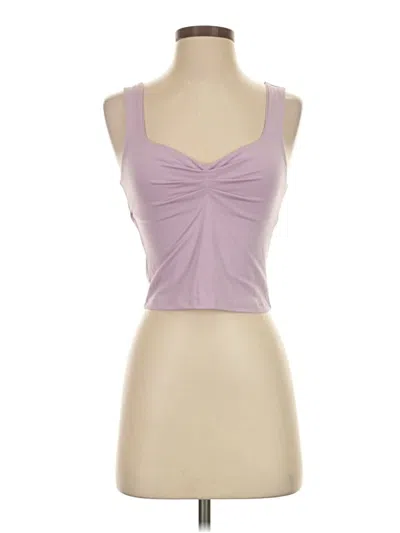 Pre-owned Shein Tank Top Purple Strapless Neckline Tops