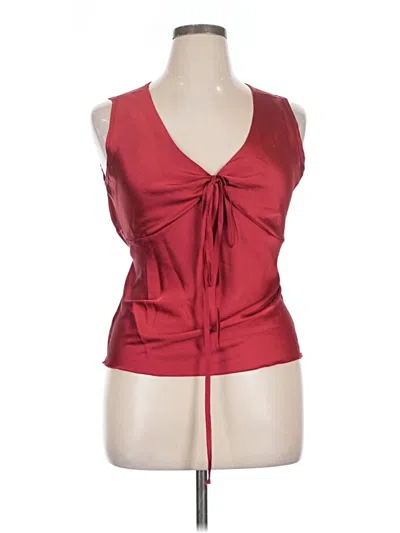 Pre-owned Shein Tank Top Red Halter Neckline Tops