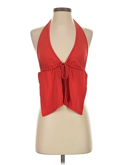 Pre-owned Shein Tank Top Red Halter Neckline Tops