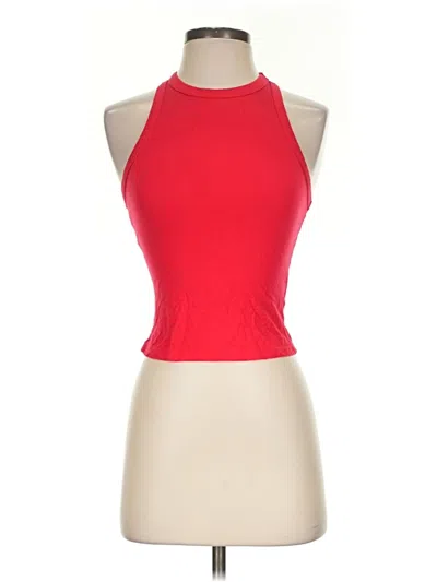 Pre-owned Shein Tank Top Red Halter Neckline Tops