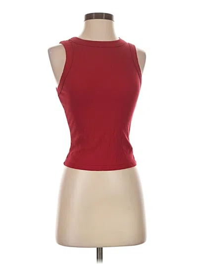Pre-owned Shein Tank Top Red Halter Neckline Tops