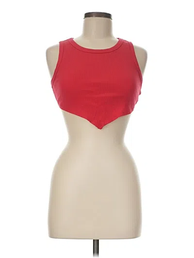 Pre-owned Shein Tank Top Red Halter Neckline Tops