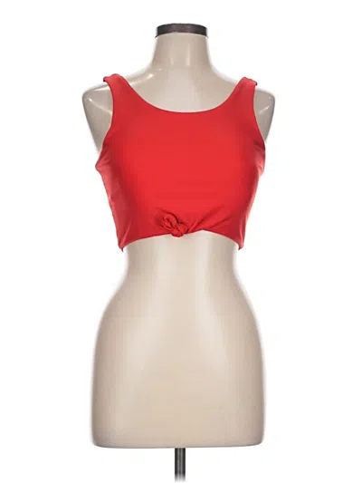Pre-owned Shein Tank Top Red Strapless Neckline Tops